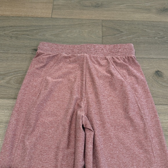 FABLETICS Blush Mauve Heather Cloud Jersey Wide Leg Pant Lounge Comfy Soft Sz M - Picture 6 of 12